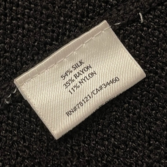 Eileen Fisher Silk Blend Open Front Cardigan Sz S - Picture 5 of 9